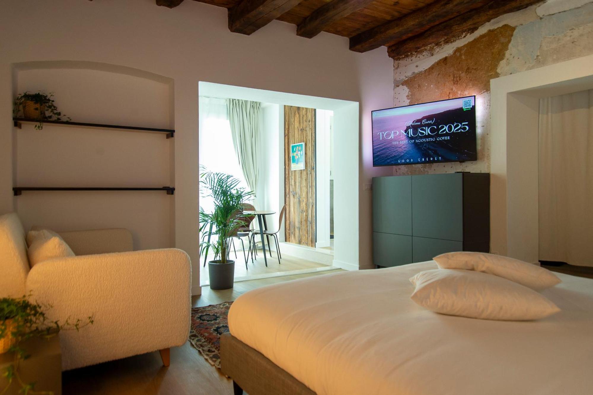 Ca Glera - Vintage Design Apartment Revine Lago Buitenkant foto
